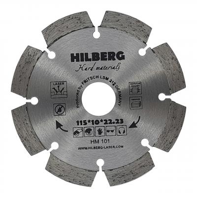 Диск алмазный Hilberg HM101 (115x22,23) Hard Materials Лазер