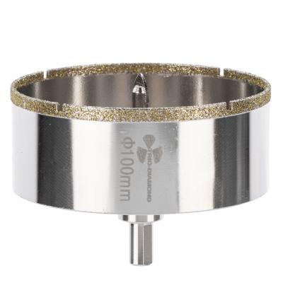 Коронка алмазная Trio-Diamond 400100 (100 мм) по керамике и кафелю с центрирующим сверлом