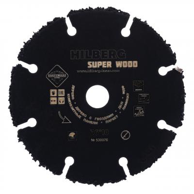 Диск карбид вольфрамовый Hilberg 530076 (76x10) Super Wood
