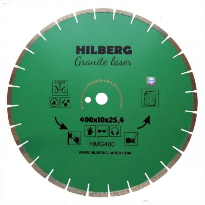 Диск алмазный Hilberg HMG400 (400x25,4x10) Гранит Лазер