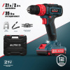 Аккумуляторная ударная дрель шуруповёрт ALTECO CID 21-35 71402