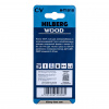 Пилки CV для лобзика 2шт, Hilberg Wood чистый рез 100*1.3мм,10TPI H-T101B