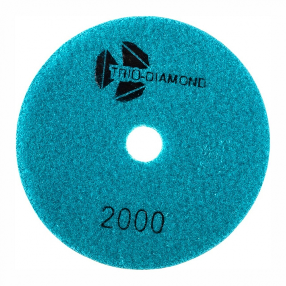 Алмазный гибкий шлифовальный круг "Черепашка" Trio-Diamond 352000 (125 мм, №2000)