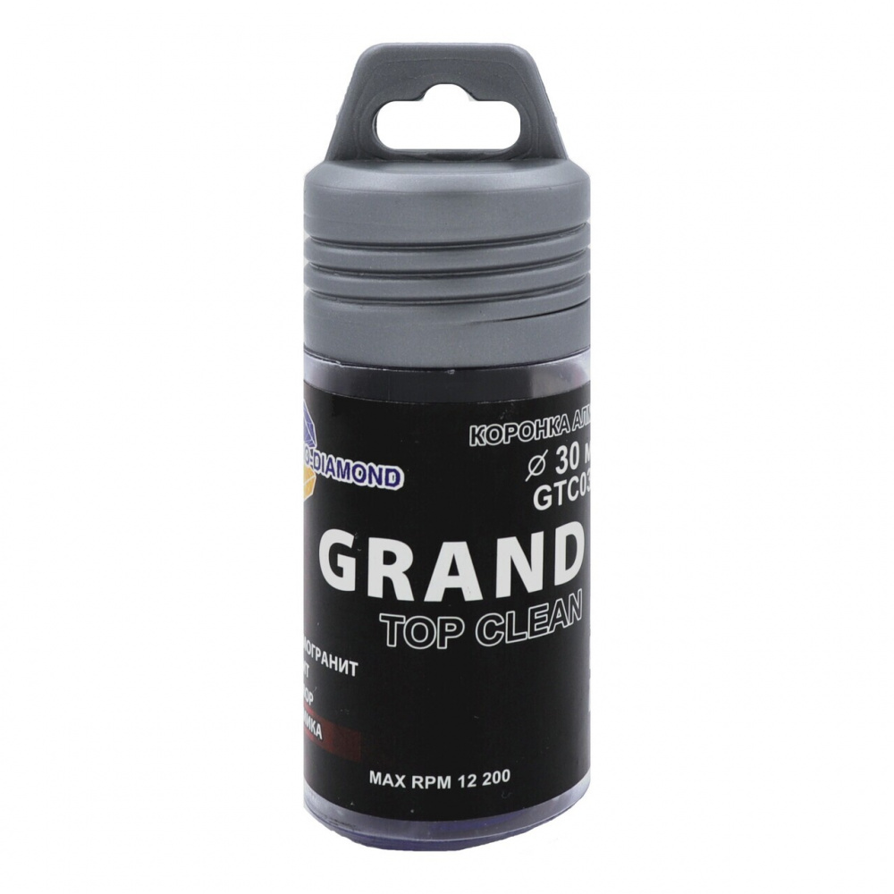 Коронка алмазная по керамограниту Trio-Diamond GTC030 (30 мм, М14) Grand Top Clean