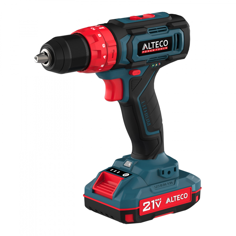 Аккумуляторная ударная дрель шуруповёрт ALTECO CID 21-35 71402