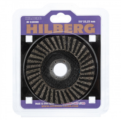 Круг алмазный зачистной Hilberg 550100 (115x22,23) Super КЛТ №100