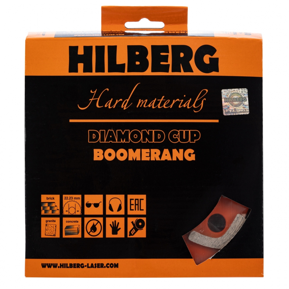Чашка алмазная Hilberg HM304 (180x22,23) Бумеранг