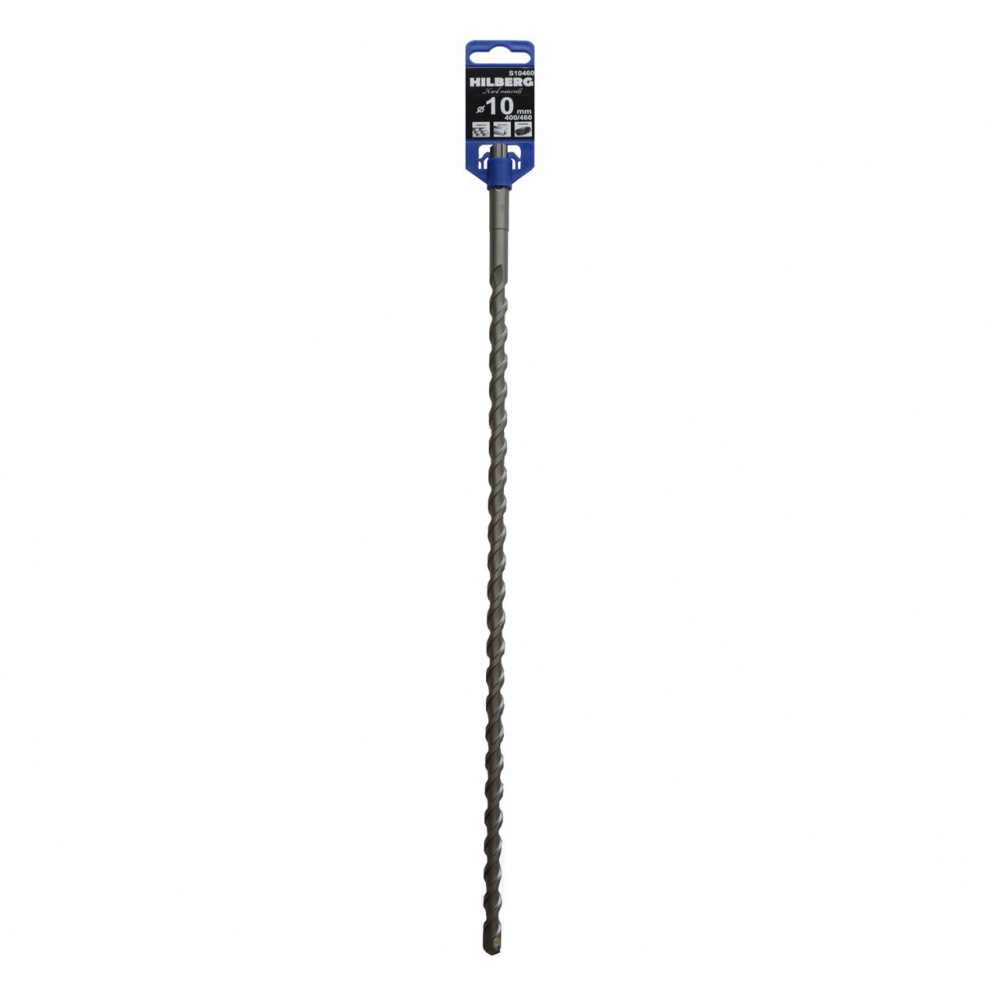 Бур для перфоратора Hilberg S10460 SDS-plus 10х460(400) мм