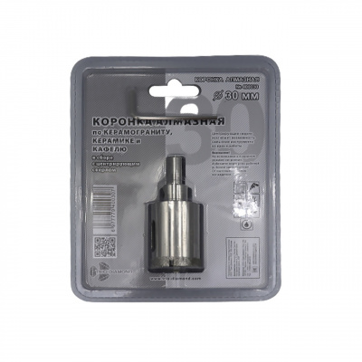 Коронка алмазная Trio-Diamond 400030 (30 мм) по керамике и кафелю с центрирующим сверлом
