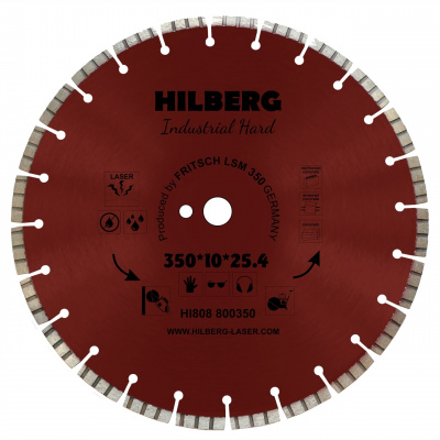 Диск алмазный Hilberg HI808 (350x25,4x12) Industrial Hard