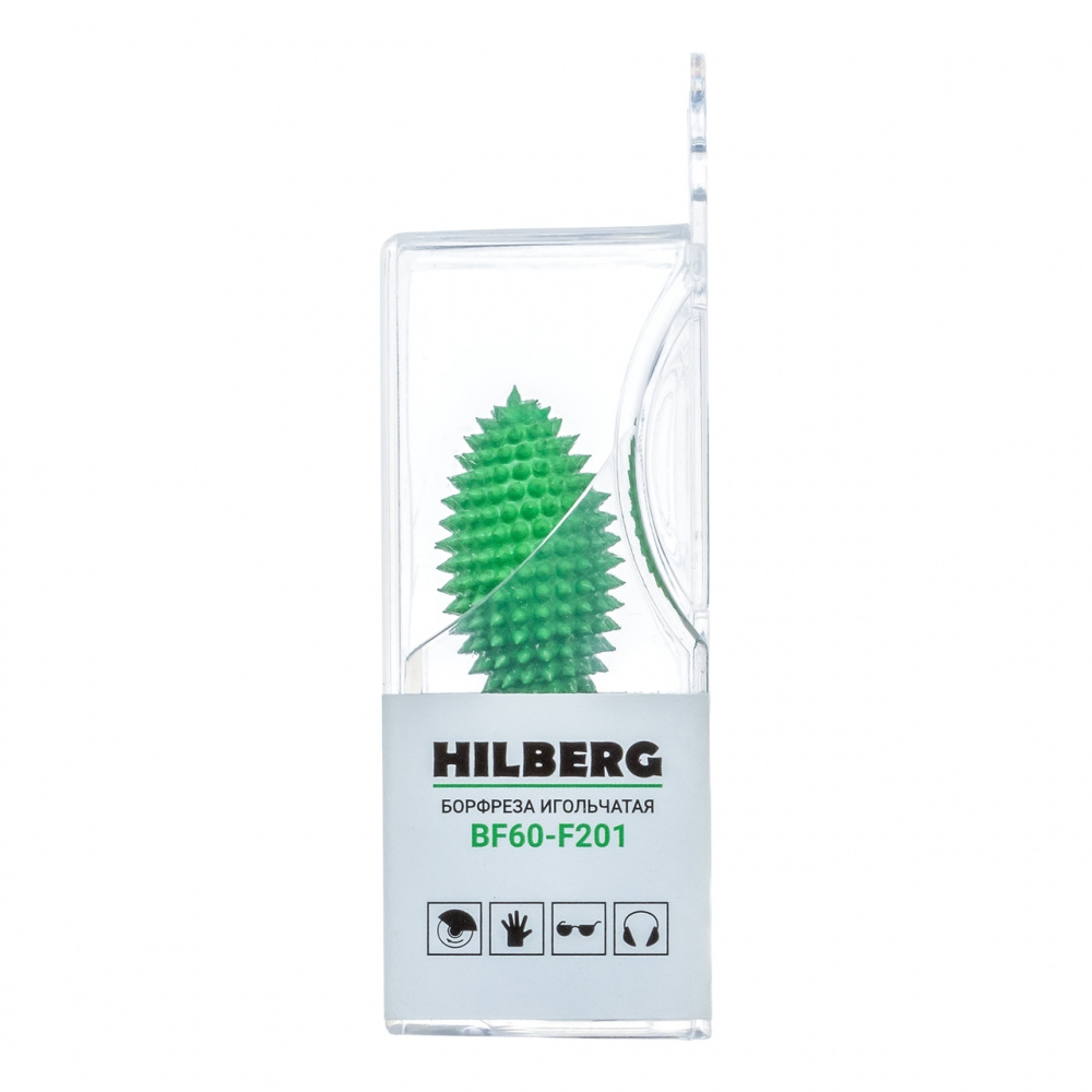 Борфреза игольчатая HILBERG, хв-к 6мм, тип Пламя 19*32мм, L=60мм, BF60-F201