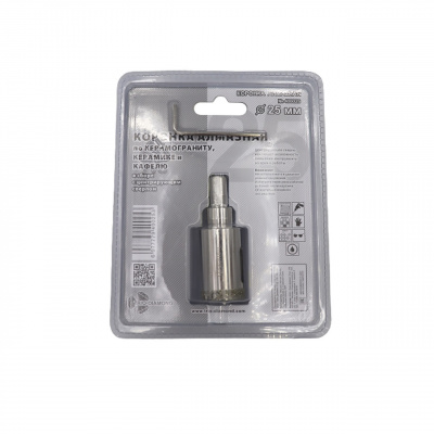Коронка алмазная Trio-Diamond 400025 (25 мм) по керамике и кафелю с центрирующим сверлом