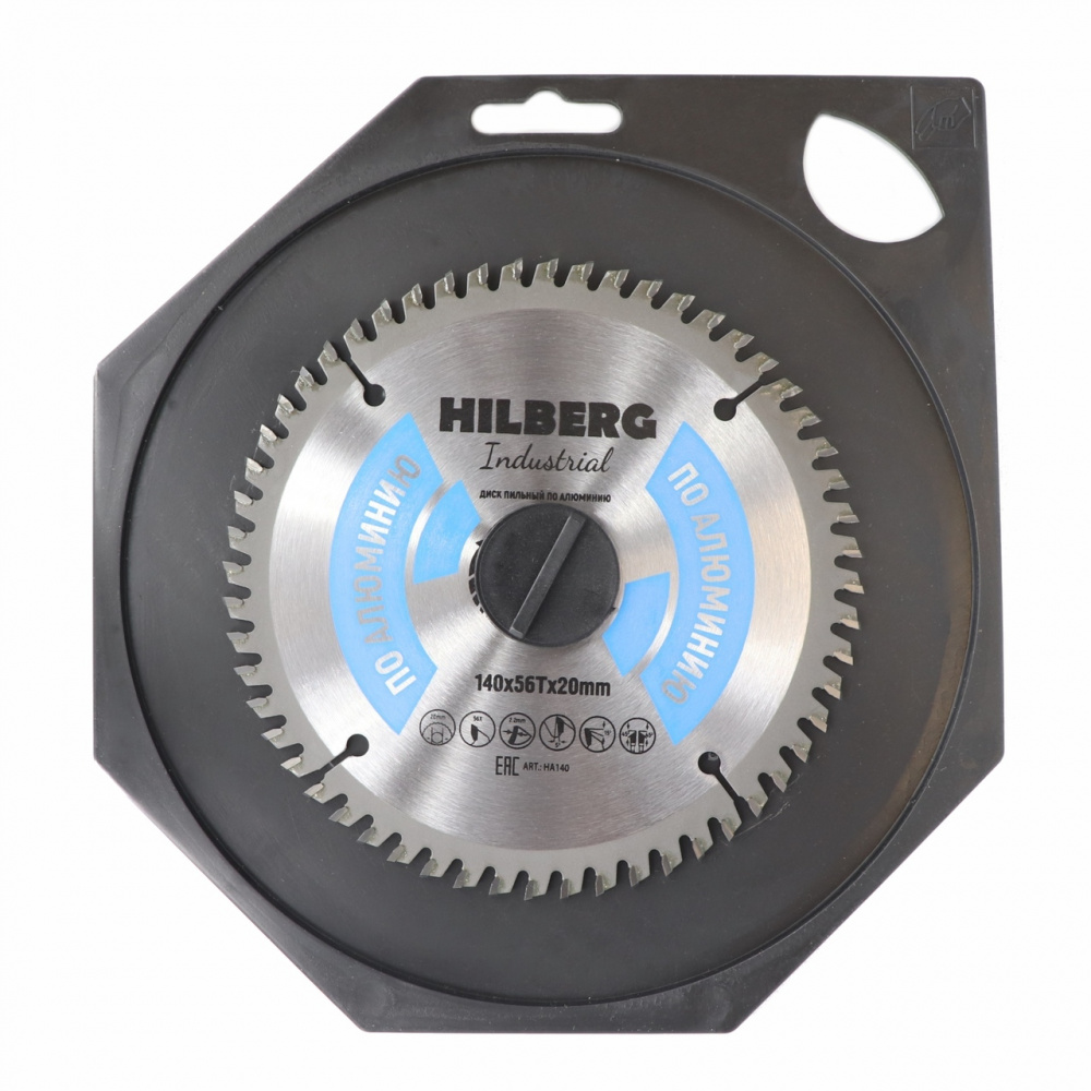 Диск пильный Hilberg HA140 (140x20x56Т) Industrial Алюминий