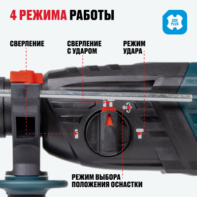 Перфоратор ALTECO RH 850-26 F SDS-plus 62568