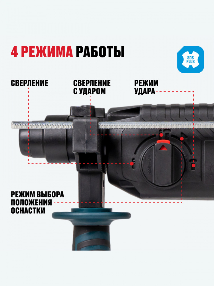 Перфоратор ALTECO RH 0216 promo / 24 mm SDS-PLUS 28050