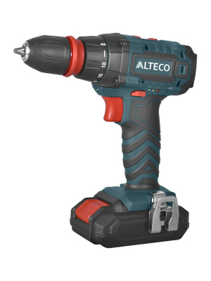 Аккумуляторная дрель шуруповёрт со съемным патроном ALTECO CD 2110F Li X2 68792