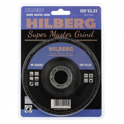 Круг полимерный зачистной Hilberg 512125 (125x22,23) Super Master Grind