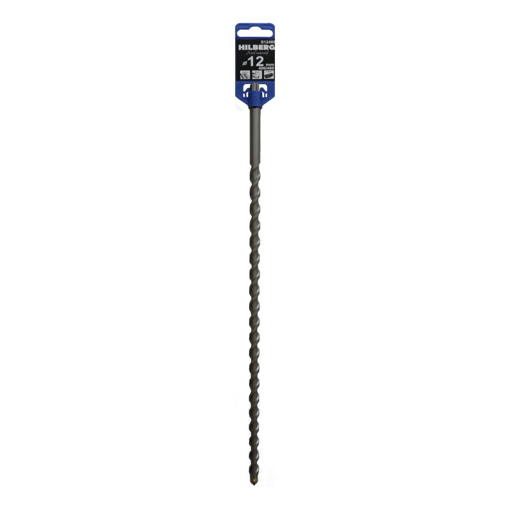 Бур для перфоратора Hilberg S12460 SDS-plus 12х460(400) мм