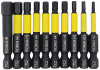 Набор магнитных ударных бит HEX длинной 50 мм (H2/H2,5/H3/H4/H4/H4/H4/H5/H6/H8) "РОСОМАХА"
