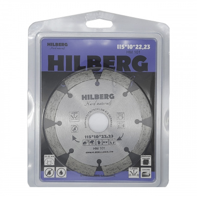 Диск алмазный Hilberg HM101 (115x22,23) Hard Materials Лазер