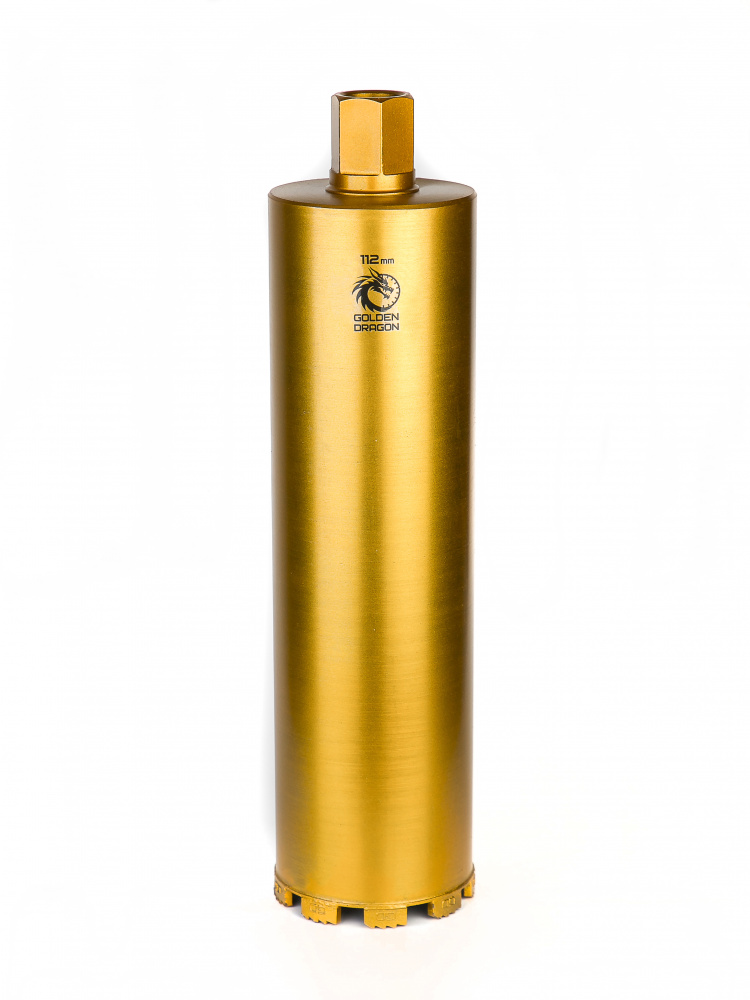 Коронка алмазная 1 1/4" 112/400/9 сегм. по бетону Golden Dragon