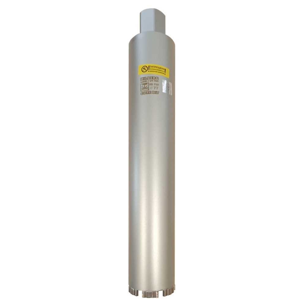 Коронка алмазная Hilberg HD710 Laser (77x450 мм, 1 1/4 UNC)